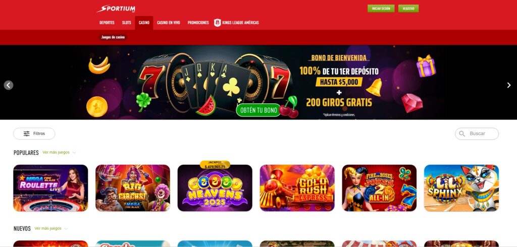 Sportium Casino México